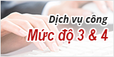 dịch vụ công mức 3-4